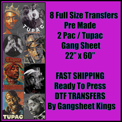 2 Pac Tupac Gangsheet