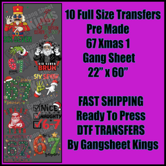 67 Xmas 1 Gangsheet