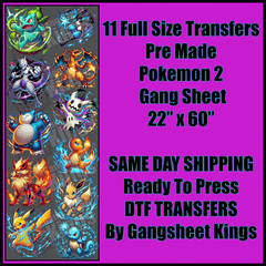 Pokemon 2 Gangsheet