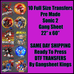 Sonic 2 Gangsheet