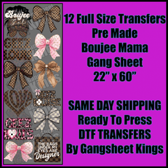 Boujee Mama Gangsheet