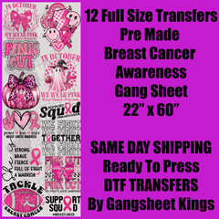 Breast Cancer Gang Sheet