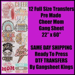 Cheer Mom Gang Sheet