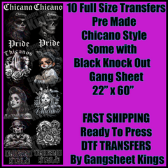 Chicano Style Gangsheet