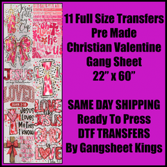 Christian Valentine Gang Sheet