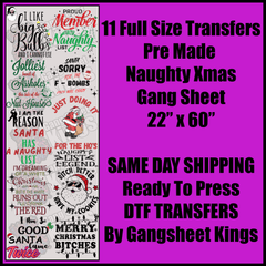 Adult Christmas 2 Gang Sheet