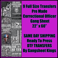 Correctional Officer Gangsheet
