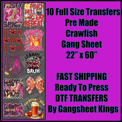 Crawfish Gangsheet