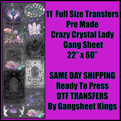 Crazy Crystal Lady Gangsheet