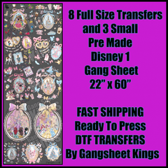 Disney 1 Gangsheet