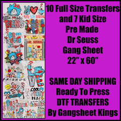 Dr. Seuss Gang Sheet