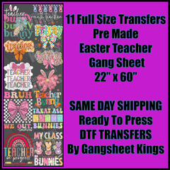 Easter Teacher Gangsheet