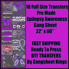 Epilepsy Awareness Gangsheet