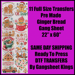 Ginger Bread Gang Sheet