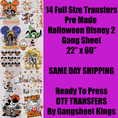 Disney 2 Gang Sheet