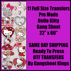 Full Size Hello Kitty Gang Sheet
