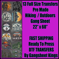 Hiking / Outdoors Gangsheet