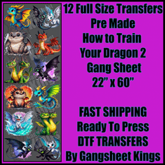 How to Train Your Dragon 2 Gangsheet