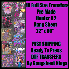 K Pop Demon Hunter X 2 Gangsheet