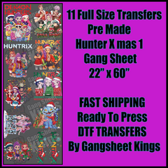 K Pop Demon Hunter X mas 1 Gangsheet