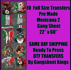 Mexicana 2 Gangsheet