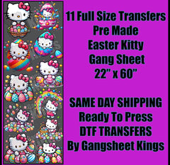 Easter Hello Kitty Gangsheet