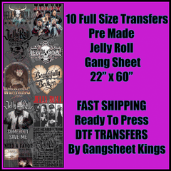Jelly Roll Gangsheet