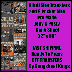 Jelly and Posty Gangsheet