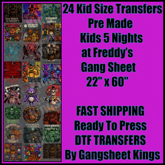 Kids 5 Nights at Freddy’s Gangsheet