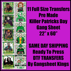 Killer Patrick's Day Gang Sheet