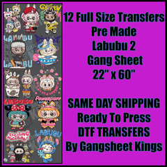 Labubu 2 Gangsheet