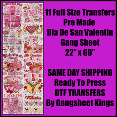 Dia De San Valentin Gang Sheet