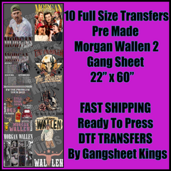 Morgan Wallen 2 Gangsheet