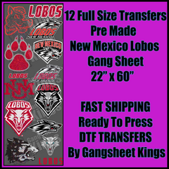 New Mexico Lobos Gangsheet