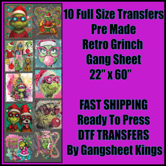 Retro Grinch Gangsheet