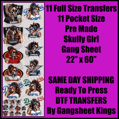 Women Skelly Gangsheet