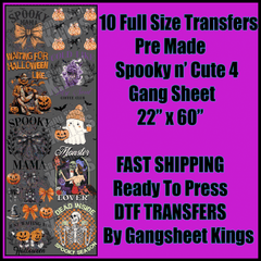 Cute n' Spooky 4 Halloween Gangsheet