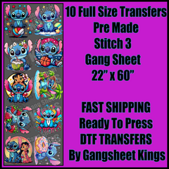 Stitch 3 Gang Sheet