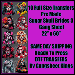 Sugar Skull Brides 3 Gangsheet