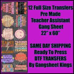 Teacher Assistant Gangsheet