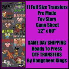 Toy Story Gangsheet