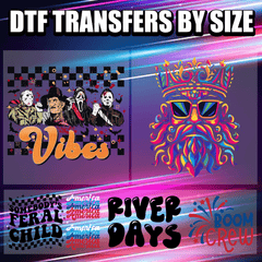 DTF Transfers By Size