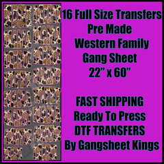 Western Family Gangsheet