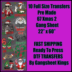 67 Xmas 2 Gangsheet