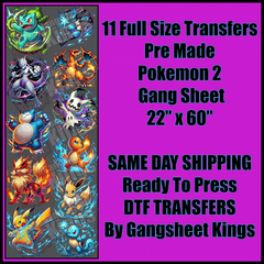 Pokemon 2 Gangsheet