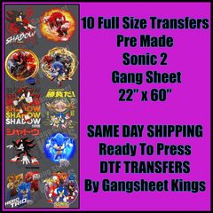 Sonic 2 Gangsheet