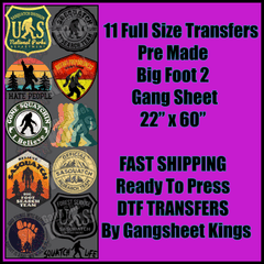 Big Foot 2 Gangsheet