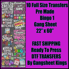 Bingo 1 Gangsheet