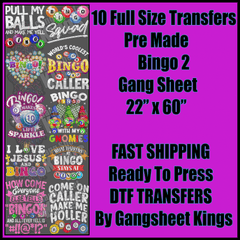 Bingo 2 Gangsheet