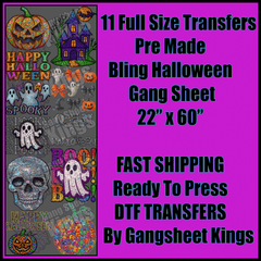 Bling Halloween Gangsheet